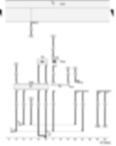 Wiring Diagram  VW CADDY 2004 - Immobilizer control unit - Immobilizer reading coil - 16-Pin Connector - black - diagnostic connection