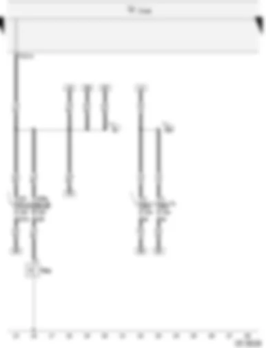 Wiring Diagram  VW CADDY 2004 - Onboard power supply control unit - Fuse in relay plate fuse box - Idling speed - overrun control valve