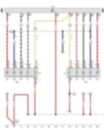 Wiring Diagram  VW CADDY 2017 - Onboard supply control unit - Left tail light - Right tail light