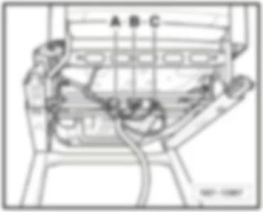 VW CADDY 2007 Coupling stations under driver seat