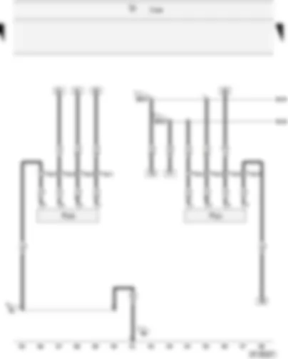 Wiring Diagram  VW CITI GOLF 2009 - Central locking lock unit - driver side - Central locking lock unit - front passenger side - Onboard power supply control unit