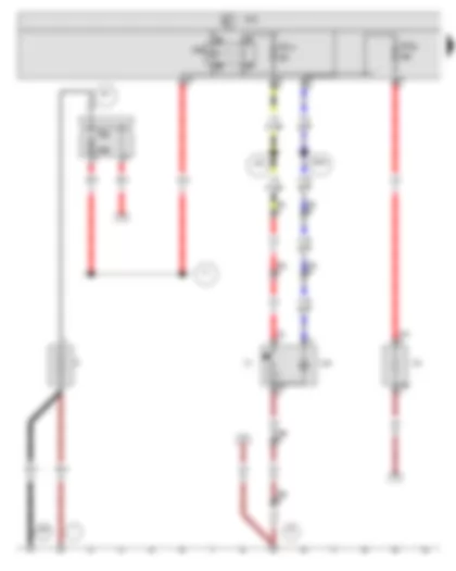 Wiring Diagram  VW CRAFTER 2007 - Battery - Cigarette lighter - 12 V socket