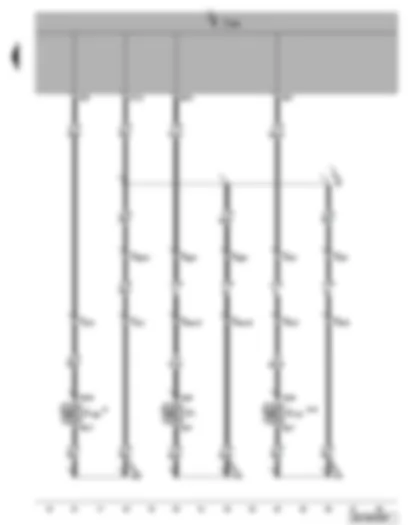 Wiring Diagram  VW CRAFTER 2006 - Door contact switch sliding doors - rear right door contact switch