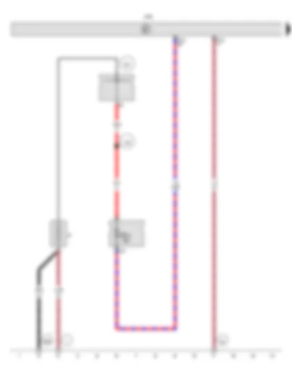 Wiring Diagram  VW CRAFTER 2011 - Battery - Turn signal relay for roof mounted turn signals