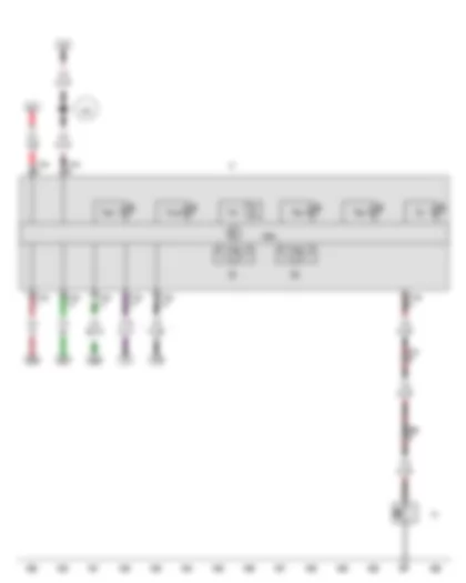 Wiring Diagram  VW CRAFTER 2013 - Oil pressure switch - Dash panel insert