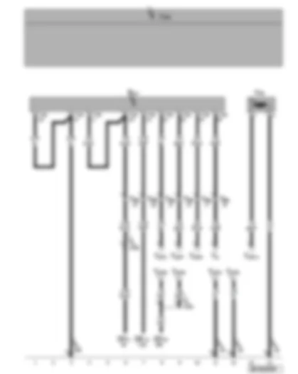 Wiring Diagram  VW CRAFTER 2011 - Pre-selection clock - fuses - metering pump