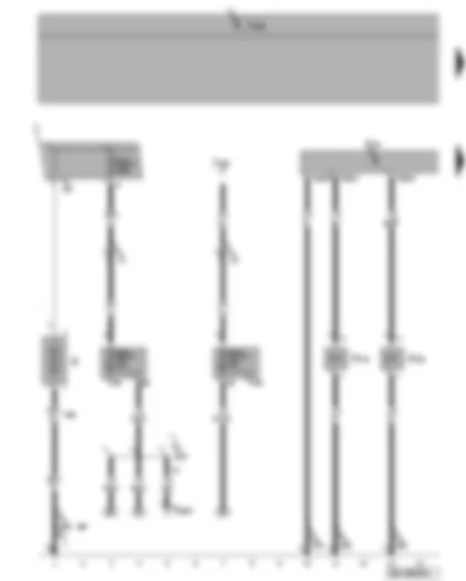Wiring Diagram  VW CRAFTER 2011 - Battery - power horn - rotating light and siren system control unit - fuses