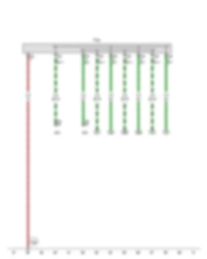 Wiring Diagram  VW CRAFTER 2009 - Wiring junction 1 for bus systems