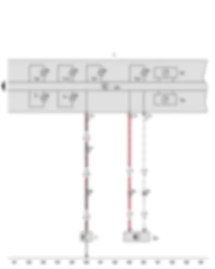 Wiring Diagram  VW CRAFTER 2009 - Oil pressure switch - Rev. counter - Speedometer - Speedometer sender - Control unit in dash panel insert - Dash panel insert