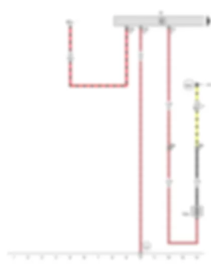 Wiring Diagram  VW CRAFTER 2011 - Radio - Fuse 10 on fuse holder B - Supplementary blower for radio