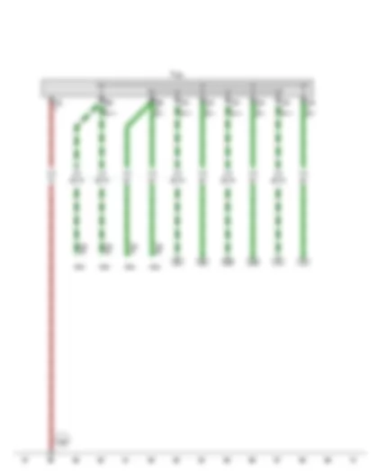 Wiring Diagram  VW CRAFTER 2012 - Wiring junction 1 for bus systems