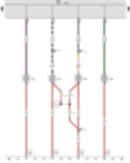 Wiring Diagram  VW CRAFTER 2012 - Onboard supply control unit - Front right side marker bulb