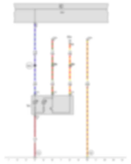 Wiring Diagram  VW CRAFTER 2014 - Load area illumination switch - Onboard supply control unit - Fuse 23 on fuse holder D