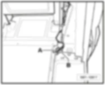VW CRAFTER 2015 Coupling station on lower part of right B-pillar