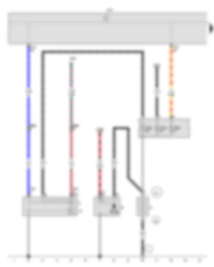 Wiring Diagram  VW CROSS FOX 2014 - Battery - Starter - Alternator - Voltage regulator - Onboard supply control unit
