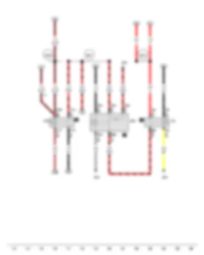 Wiring Diagram  VW CROSS FOX 2014 - Starter motor relay - X contact relief relay 2 - Starter motor relay 2