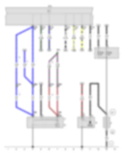Wiring Diagram  VW CROSS FOX 2014 - Battery - Starter - Alternator - Voltage regulator - Onboard supply control unit