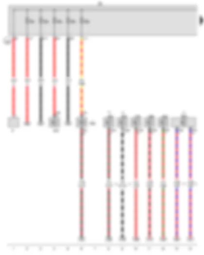 Wiring Diagram  VW E-GOLF 2015 - Fuse holder A