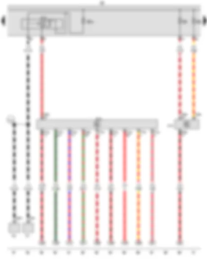 Wiring Diagram  VW E-GOLF 2017 - Horn relay - Fuse holder B