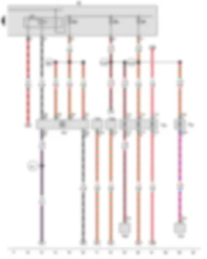 Wiring Diagram  VW E-GOLF 2015 - Main relay - Fuse holder B