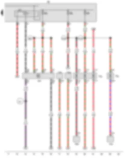 Wiring Diagram  VW E-GOLF 2017 - Main relay - Fuse holder B