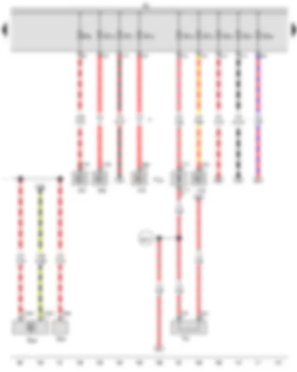 Wiring Diagram  VW E-GOLF 2015 - Fuse holder C