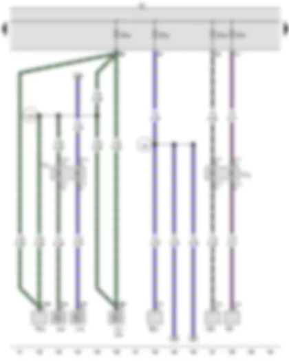 Wiring Diagram  VW E-GOLF 2015 - Fuse holder C