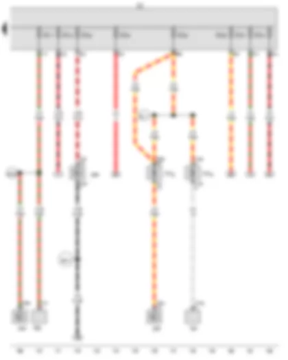 Wiring Diagram  VW E-GOLF 2015 - Fuse holder C