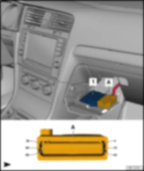 VW E-GOLF 2015 Airbag control unit J234