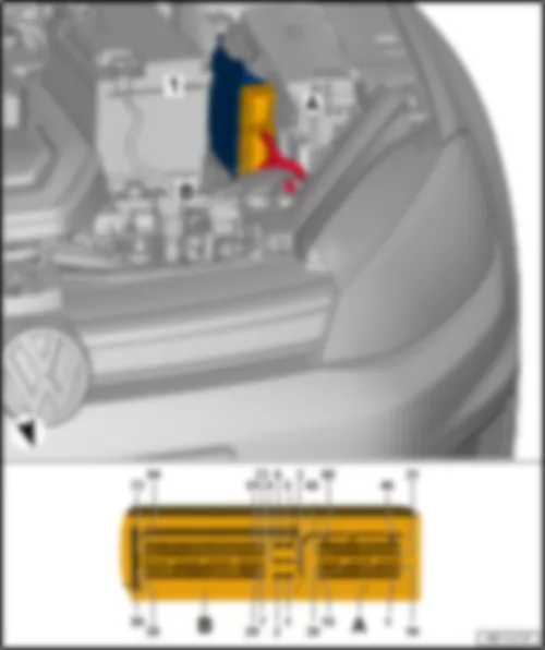 VW E-GOLF 2015 Engine control unit J623