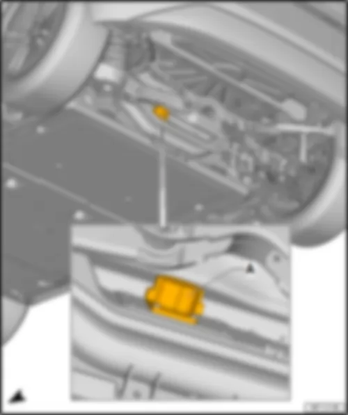 VW E-GOLF 2017 Coupling point on left in engine compartment TML