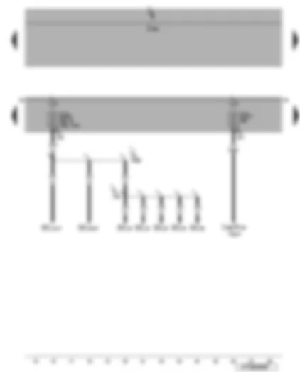 Wiring Diagram  VW EOS 2006 - Fuses SA6 - SA7