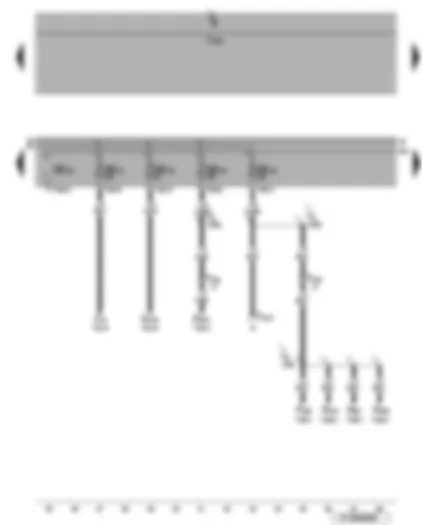 Wiring Diagram  VW EOS 2006 - Fuses SB20 - SB21 - SB22 - SB23 and SB24