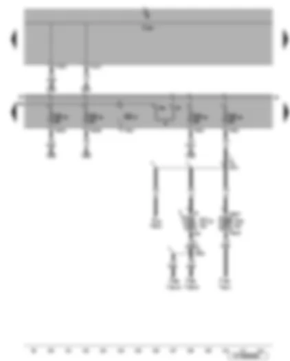 Wiring Diagram  VW EOS 2006 - Fuses SB25 - SB26 - SB27 - SB28 and SB29