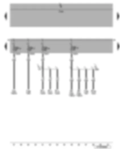 Wiring Diagram  VW EOS 2006 - Fuses SB16 - SB17 - SB18 and SB19