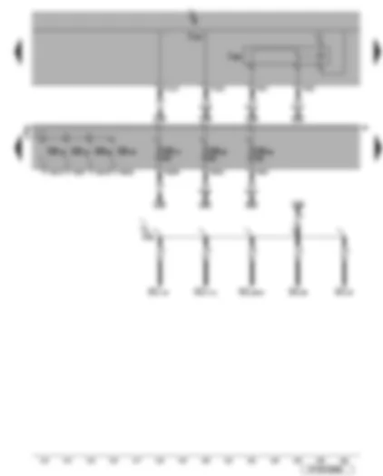 Wiring Diagram  VW EOS 2006 - Fuses SB47 - SB48 and SB49 - terminal 15 voltage supply relay 2
