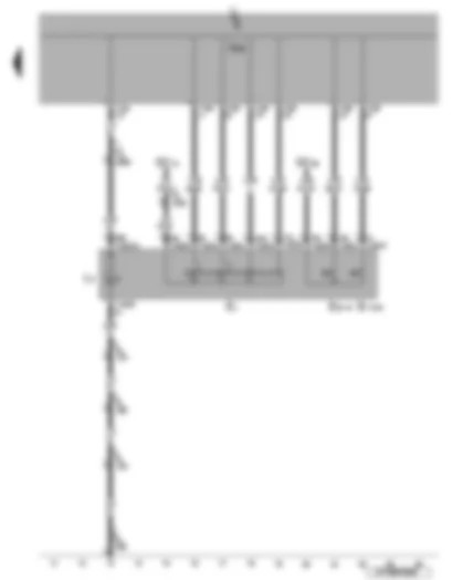 Wiring Diagram  VW EOS 2006 - Light switch - fog light switch - rear fog light switch