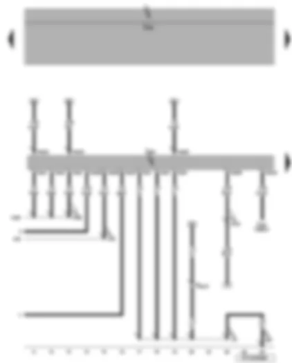 Wiring Diagram  VW EOS 2006 - Engine control unit