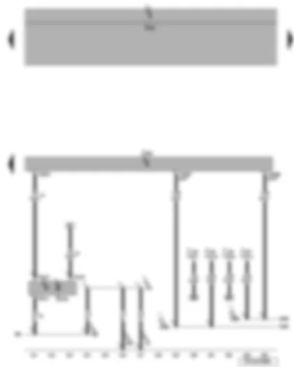 Wiring Diagram  VW EOS 2006 - Engine control unit - clutch position sender