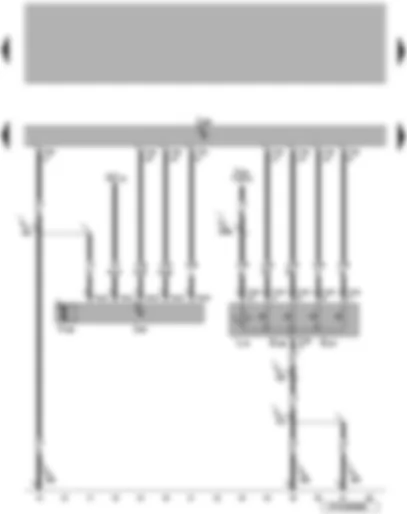 Wiring Diagram  VW EOS 2006 - Convertible roof actuation switch and sunroof - convertible roof actuation switch - power latching control unit - power latching motor