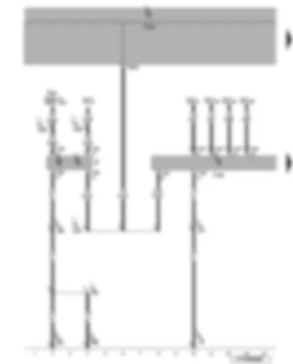 Wiring Diagram  VW EOS 2006 - Trailer detector control unit - brake light switch