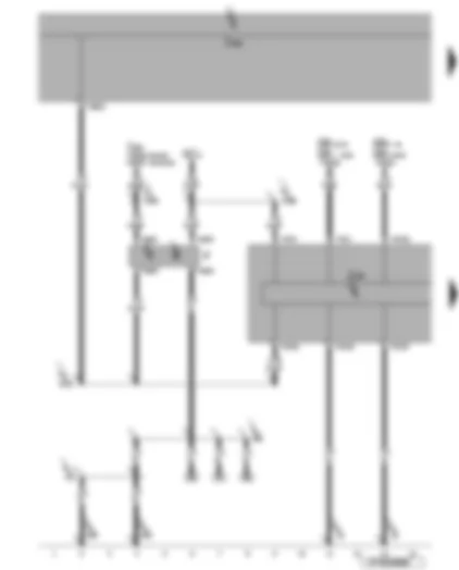 Wiring Diagram  VW EOS 2006 - Brake light switch - ABS control unit - fuses