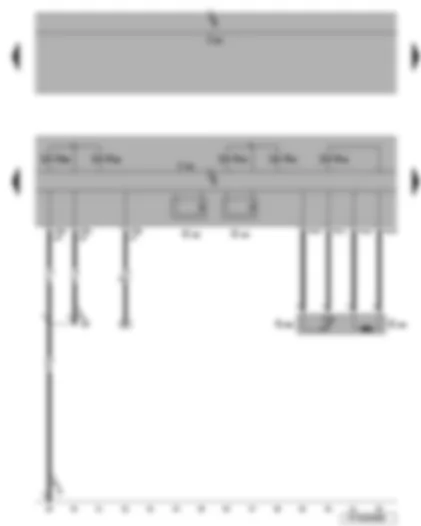 Wiring Diagram  VW EOS 2006 - Mechatronic unit for direct shift gearbox - hydraulic pressure sender - gearbox input speed sender - solenoid valves - clutch temperature sender