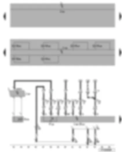 Wiring Diagram  VW EOS 2006 - Mechatronics for direct shift gearbox - selector lever locked in position P switch - selector lever lock solenoid - selector lever sensors control unit - pressure regulating valves