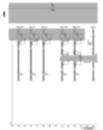 Wiring Diagram  VW EOS 2006 - Aerials - aerial selection control unit