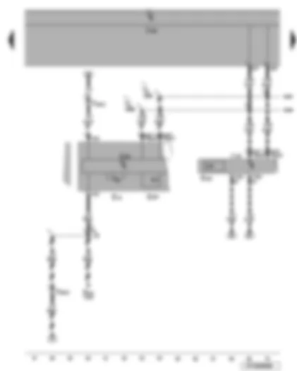 Wiring Diagram  VW EOS 2006 - Heater/heat output switch - air conditioning system control unit - Climatronic control unit - instant heating button