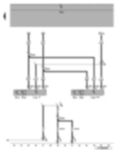 Wiring Diagram  VW EOS 2006 - Heated driver seat regulator - heated front passenger seat regulator - Climatronic control unit - air conditioning system control unit