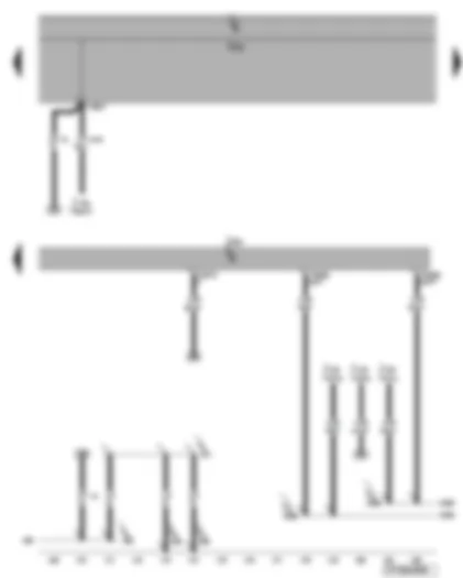 Wiring Diagram  VW EOS 2007 - Engine control unit