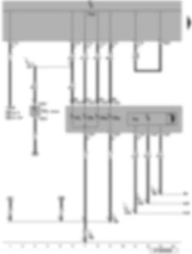Wiring Diagram  VW EOS 2007 - Left headlight - onboard supply control unit