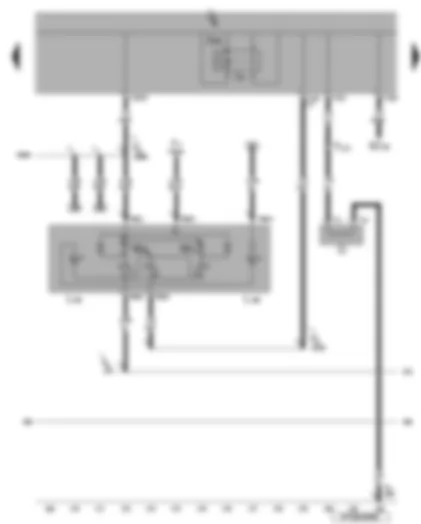 Wiring Diagram  VW EOS 2007 - Heated rear window - interior light - ambient lighting - heated rear window relay